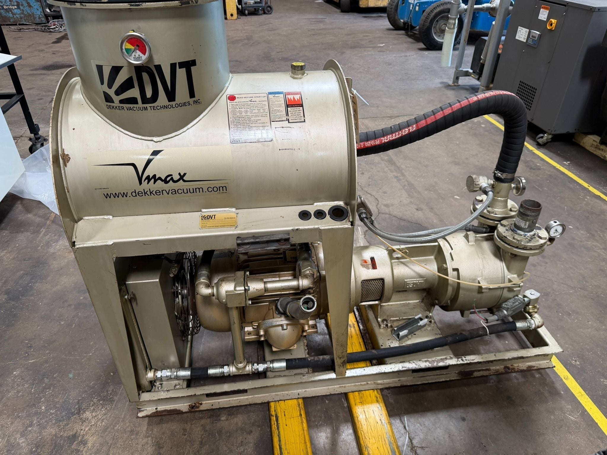 300 CFM, Dekker #VMX0303KA1-01, vacuum pump, 20 HP, 2004 - Image 1