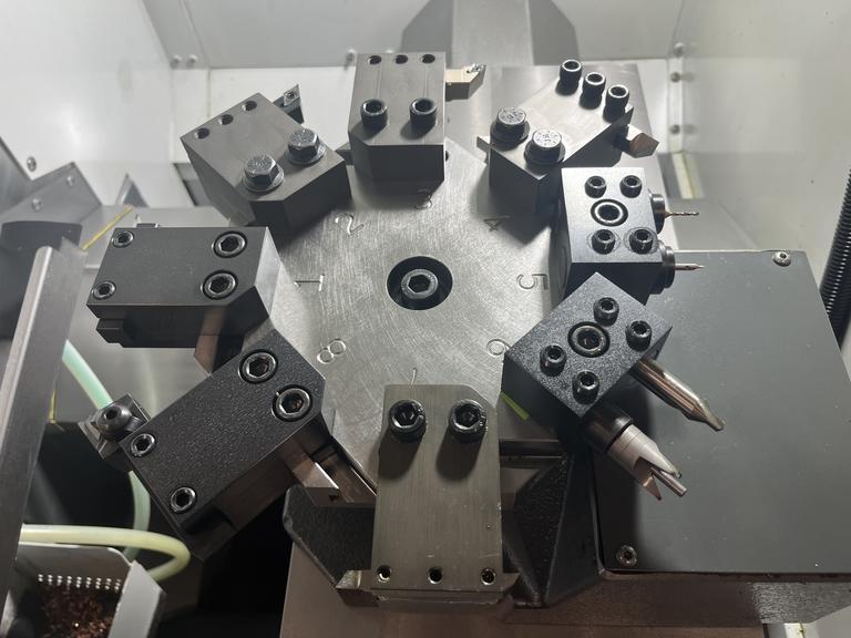 Haas #CL-1, CNC lathe, 11" swing, 6,000 RPM, 8-position turret, 5" C collet, 1" bar, 5 HP, 2021 - Image 5