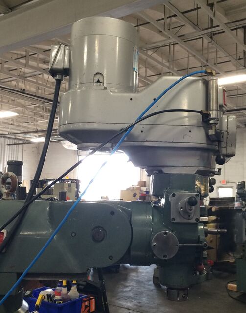 MSC #951710, vertical mill, 9" x42" tbl., 2 HP, 30" X, 13" Y, 16" Z, 78-4800 RPM, NMTB-30, new digital read - Image 8