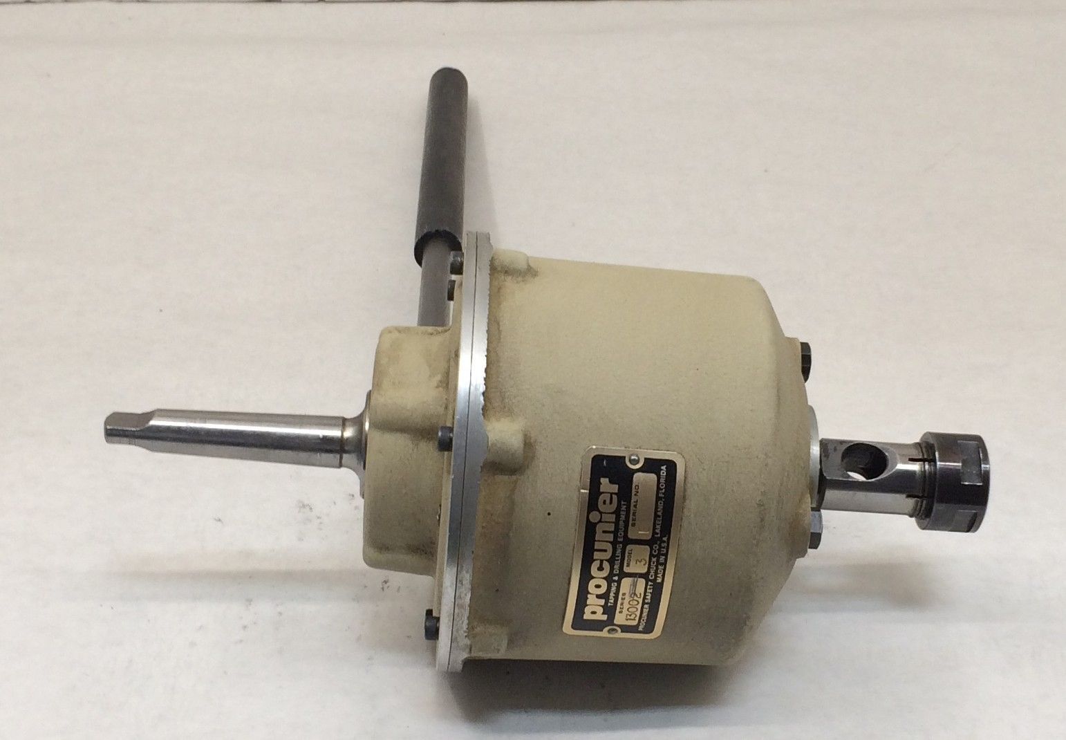 Procunier #3, tapping head, 1/2" capacity steel, 3/4" capacity aluminum, 1000 RPM, 2MT shank - Image 4