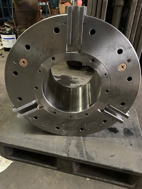 19" ATS #BT-7.3-ES, (19" outside dimension 7.3 ID) 3-jaw air chuck - Image 1