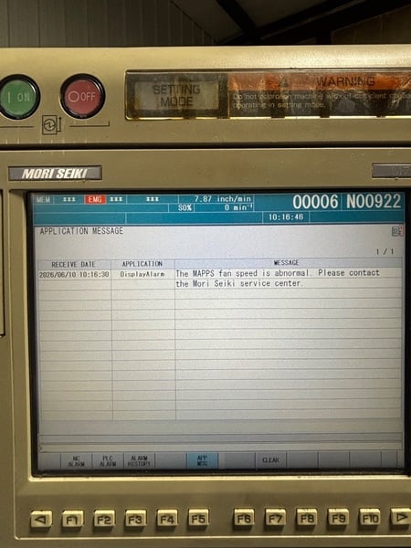 Mori Seiki #NLX-2500/700, CNC lathe, 23.2" swing, 10" chuck, 3.1" bar, 18.1" dia., 28.6" lgth, 25 HP, 4000 - Image 5