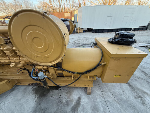 1,500 KW Caterpillar #3516, diesel generator set, 480V., 3-Ph., 60 Hz, standby, open skid, 119,295 hours, 1992 - Image 8