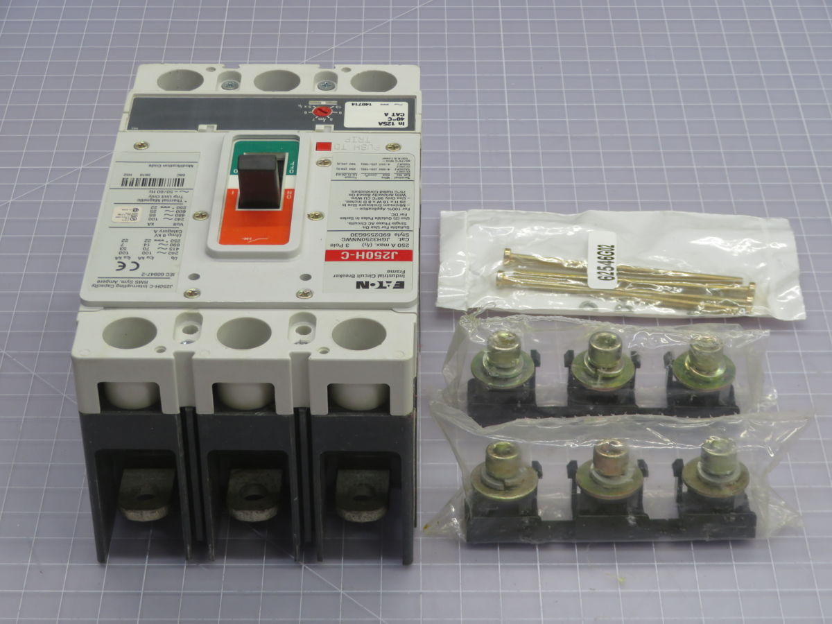 250 Amps, Eaton JGH3125FAEC, MCCB, 690 Volts AC, 10 KA IC - Image 3