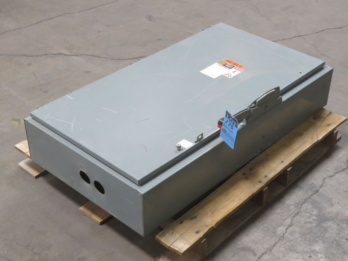 400 Amp. Square D, H365, Fusible Disconnect Switch, 3 Pole, 600 Volts - Image 1