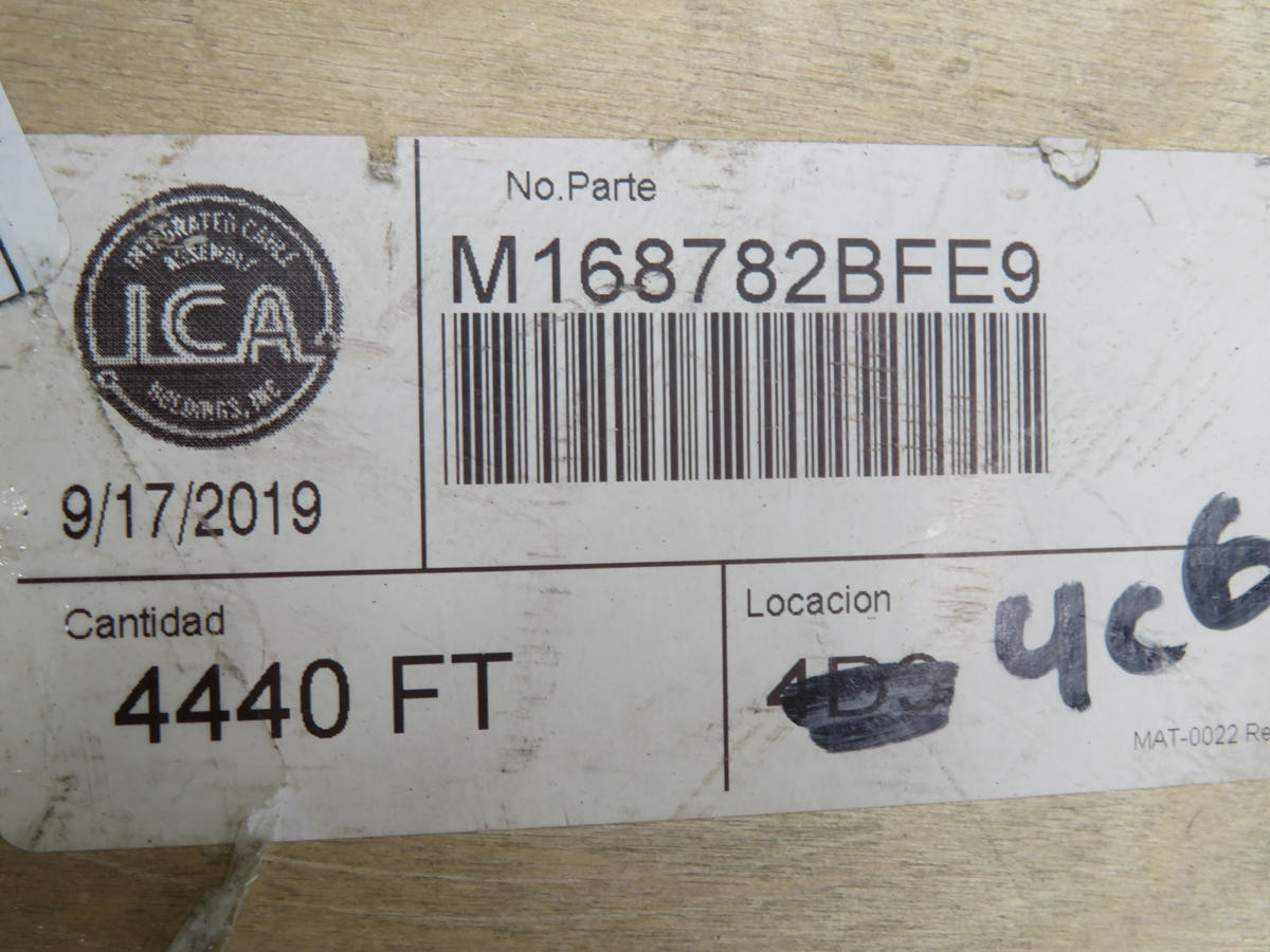 ICA #M16878/2BFE9, Electrical Wire Roll Surplus, 22 AWG, PVC - Image 4