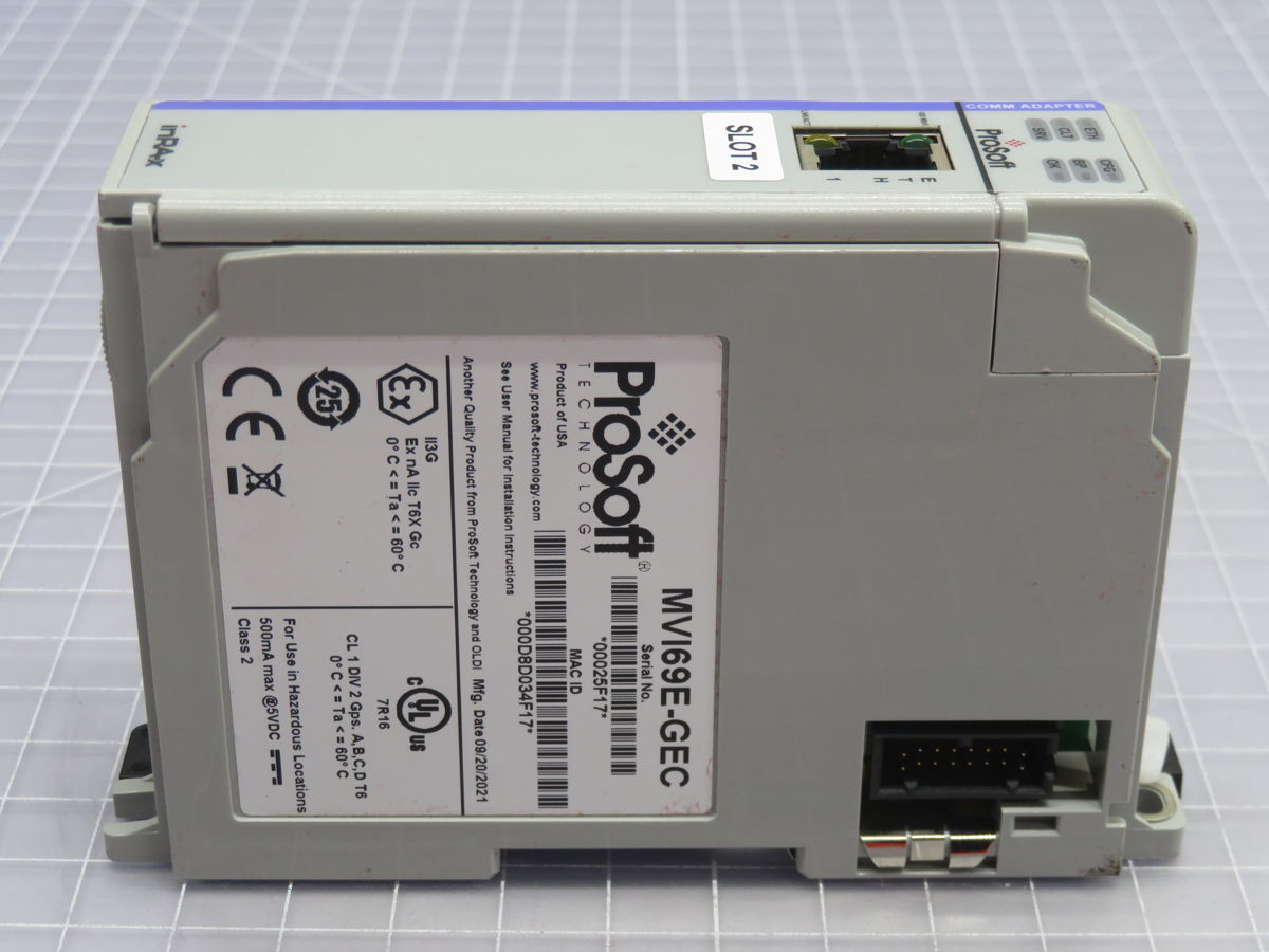 Prosoft #MVI69E-GEC, Ethernet Module, 1 Slot, Ascii ETH - Image 5