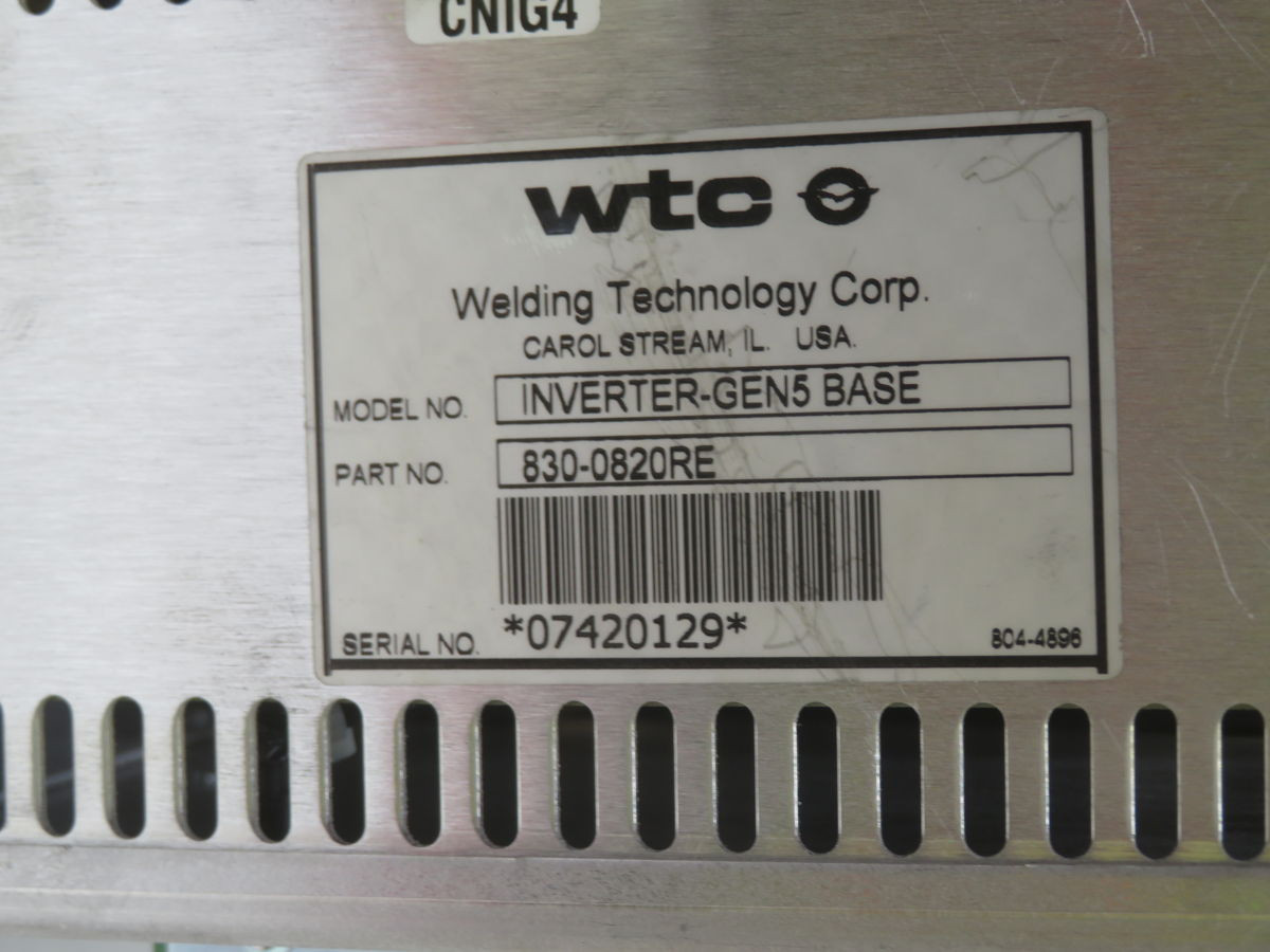 Welding Technologies Corp #304-0600V1R, Inverter drive - Image 7
