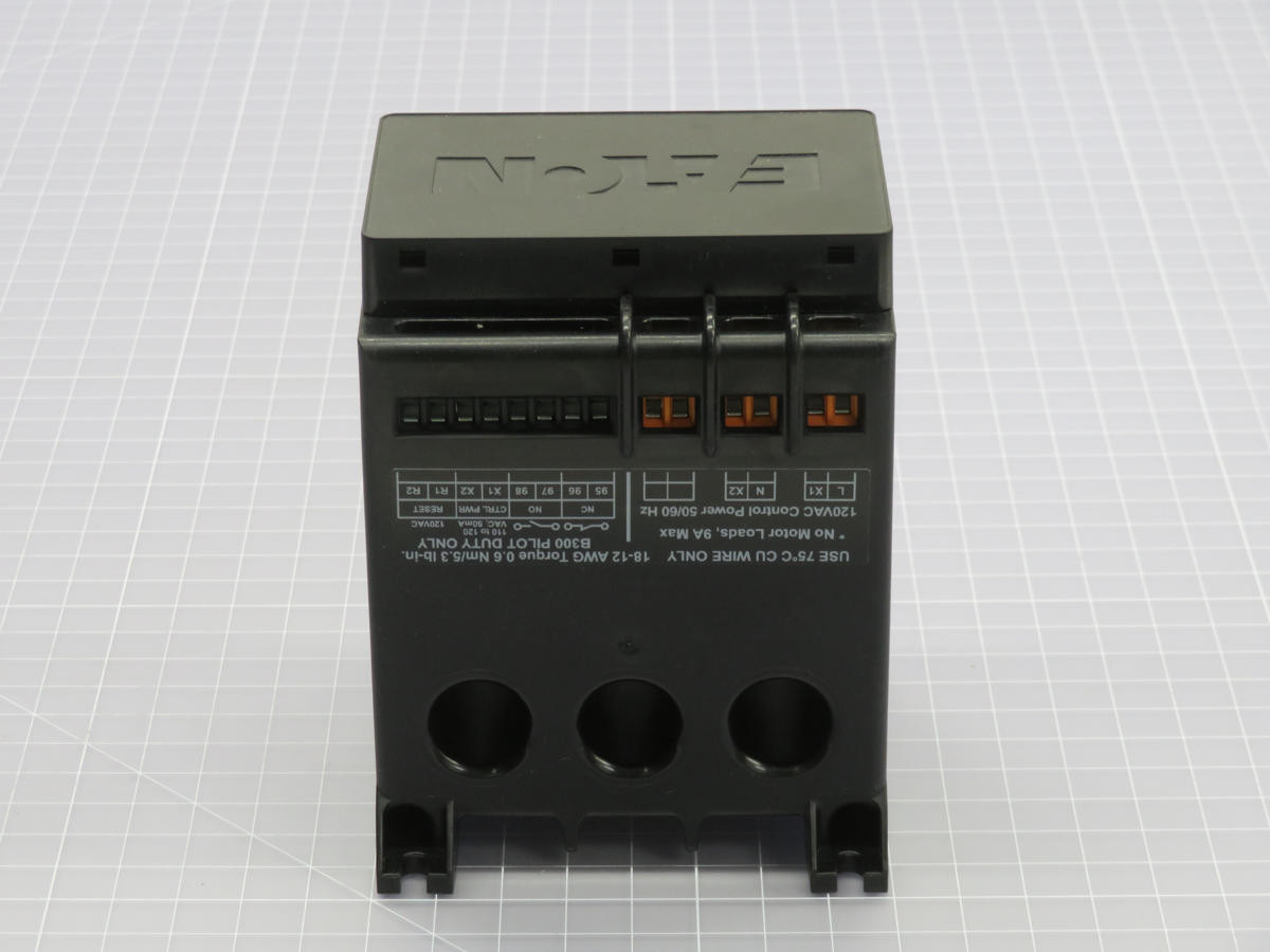 Eaton #C441P3309NOUI-HVR, overload relay, 3P, 110-120VAC Cont, 0.33-9A AMP (2 available) - Image 2