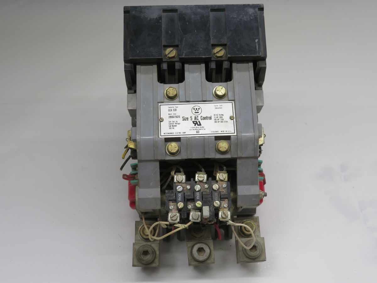 270 Amps, Westinghouse, 2050A15G16, starters, 200 HP, 600 Volts - Image 3