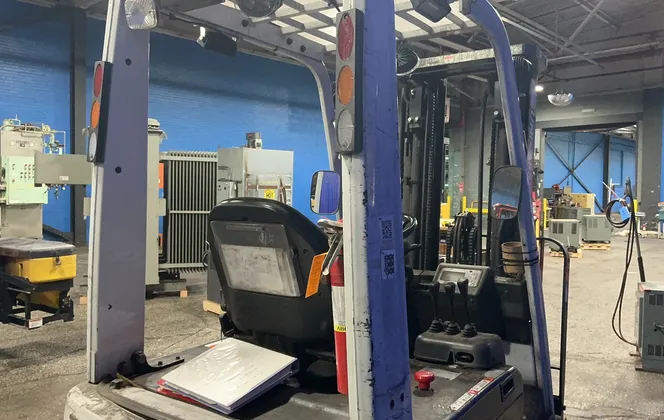 3600 lb. TCM #FTB20-A1, Electric Forklift, 187" Lift Height, 4" x 42" Forks, Side Shift, 48 V. - Image 8