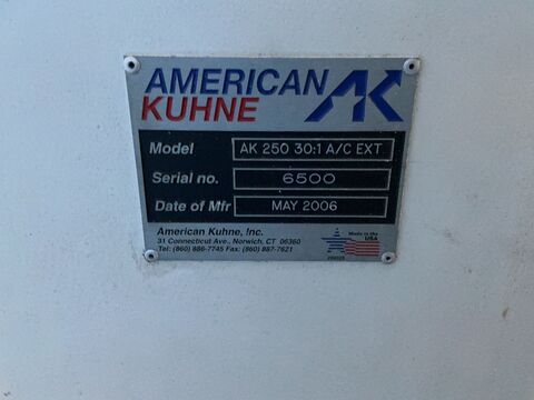 2.5" American Kuhne #AK-250-30:1-A/C-EXT, Extruder, 30:1 L/D, 460 V., 2006 - Image 4