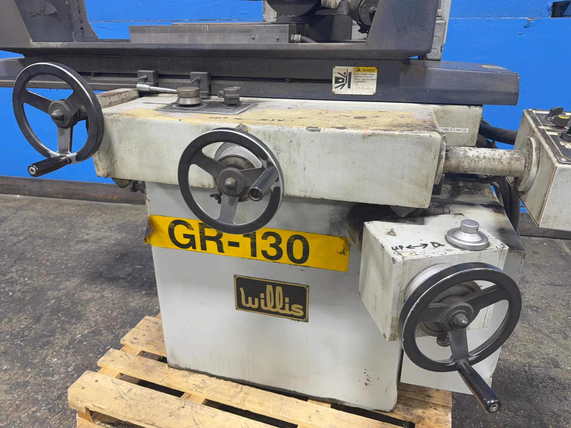 8" x 18" Willis #818-3A, Surface Grinder, 3 KW, 440 V. - Image 3