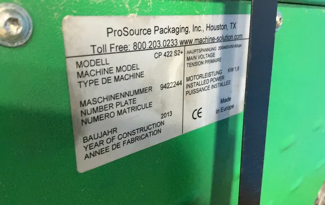 Prosource Packaging #CP-422-S2+, Cushion Pack Cardboard Shredder, 16", 1.8 KW, 2013 - Image 5
