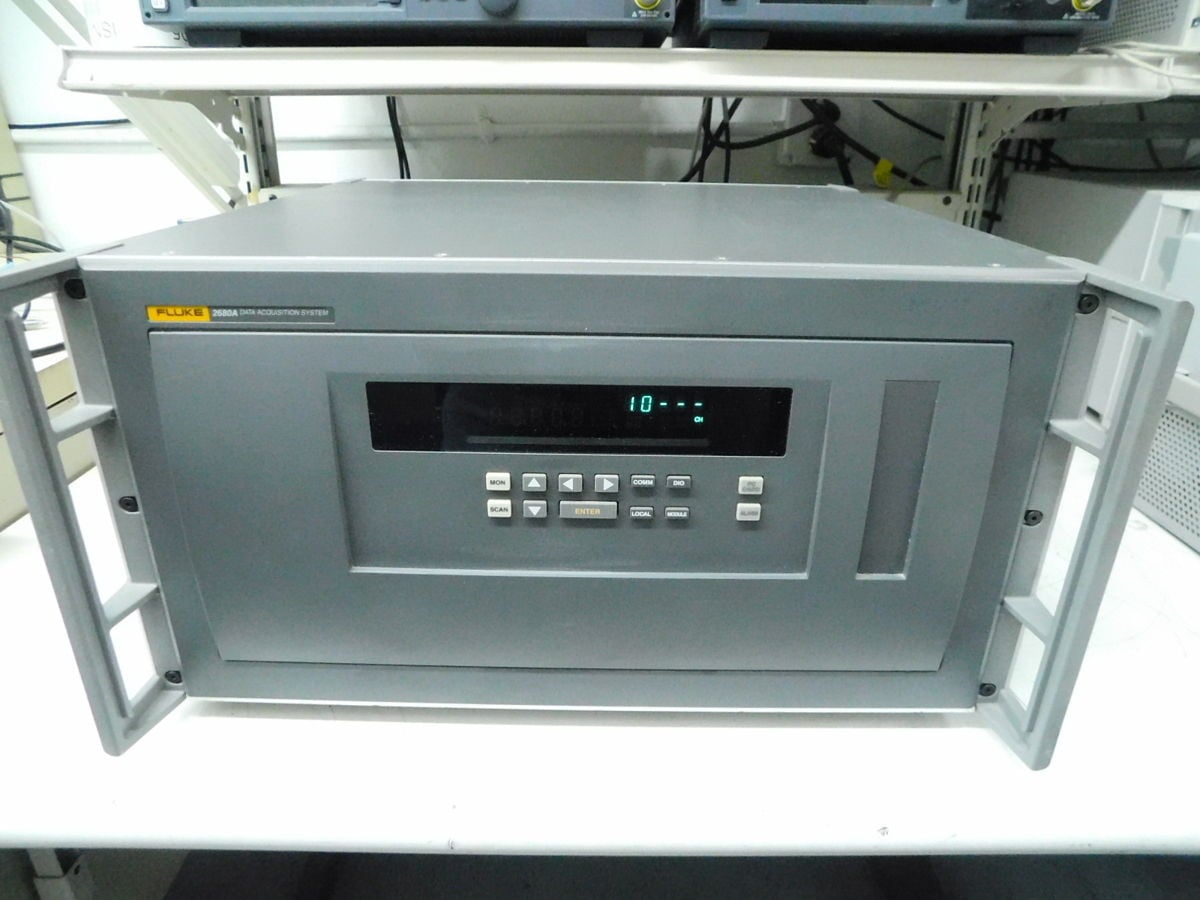 Fluke #2680A, Data Acquisition System, 120 Channels, 1000 RPS Scan Rate, 18-Bit Resolution, 120/240 VAC - Image 1