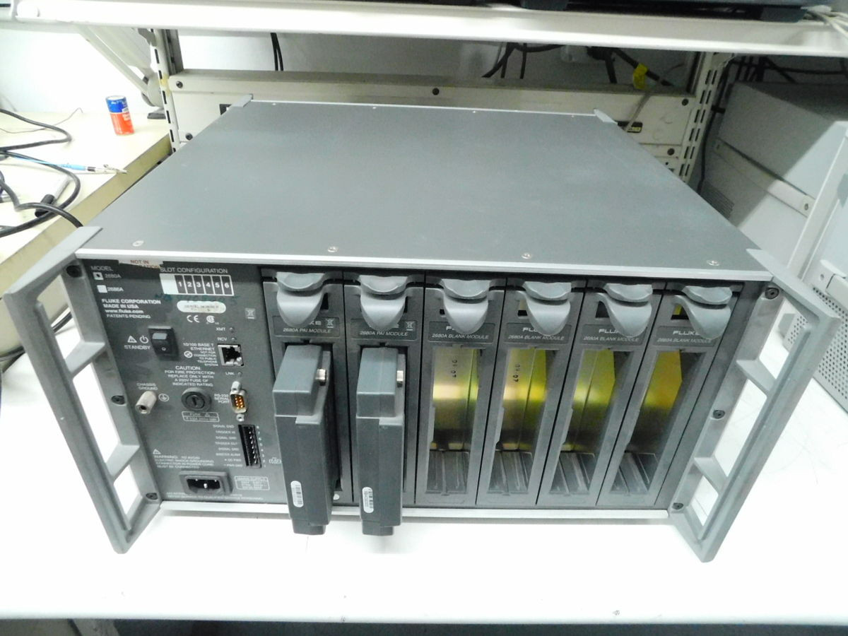 Fluke #2680A, Data Acquisition System, 120 Channels, 1000 RPS Scan Rate, 18-Bit Resolution, 120/240 VAC - Image 2