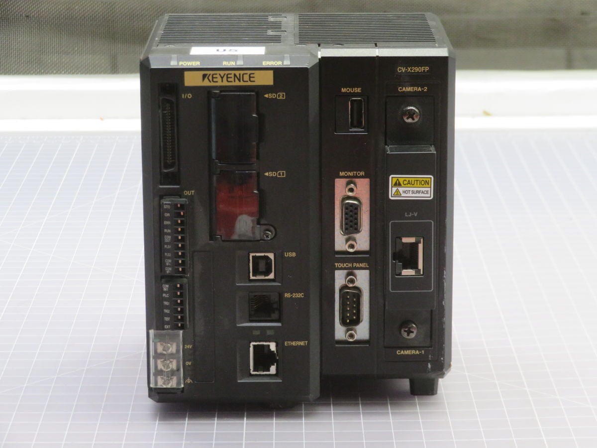 Keyence #CV-X290FP, Machine Vision Controller, 32 Inputs, 32 Outputs, 24 VDC - Image 2