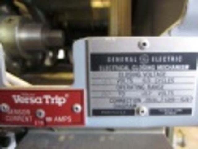 1600 Amps, General Electric, AKRU-9D-50, electrically operated, drawout, #AB4563 - Image 1