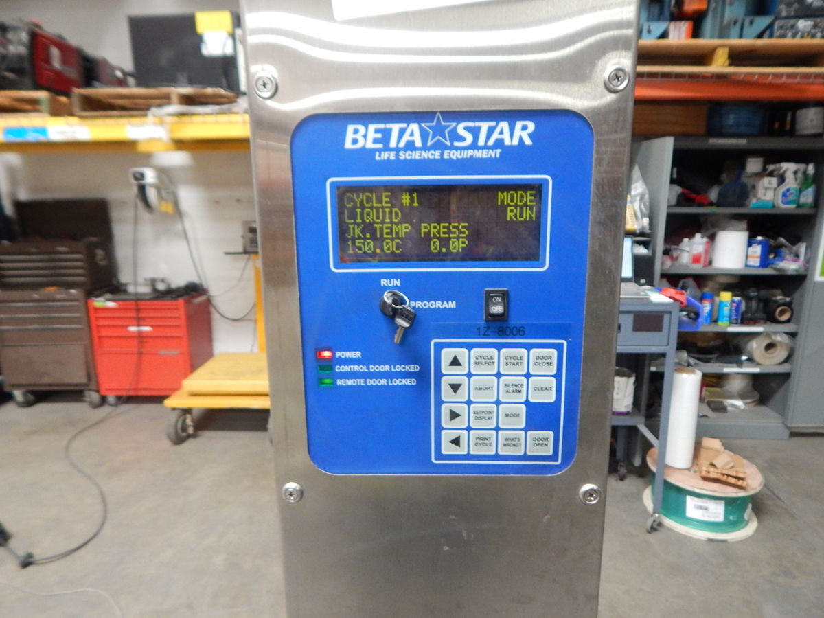 Beta Star #C2002BS, Steam Sterilizer Autoclave, 56.6 L Chamber, Pre/Post Vacuum, MPU Control, Printer - Image 3