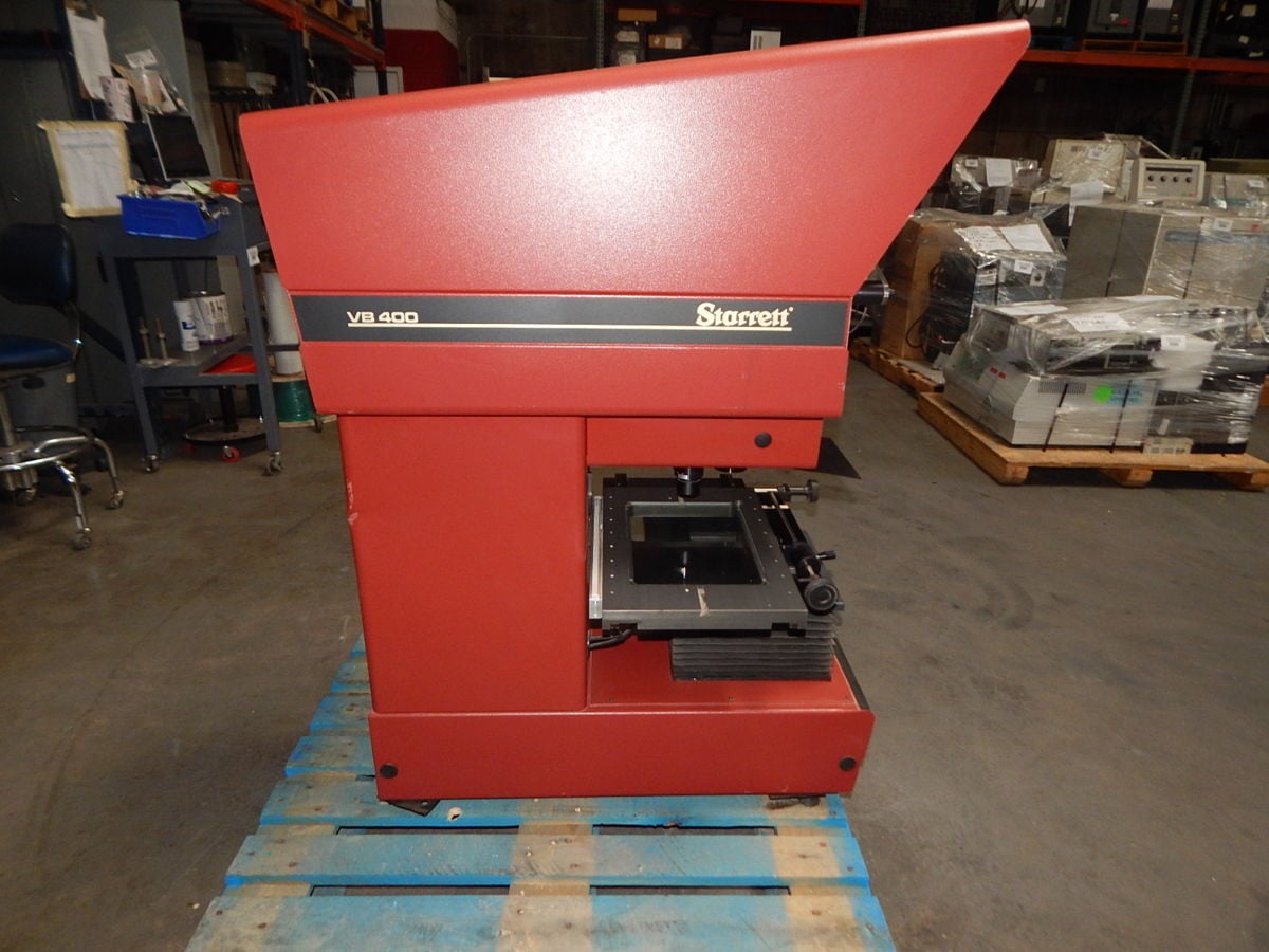 16" Starrett #VB400, Benchtop Optical Comparator, 250 mm X-Travel, 150 mm Y-Travel, 90 kg Load Capacity - Image 4