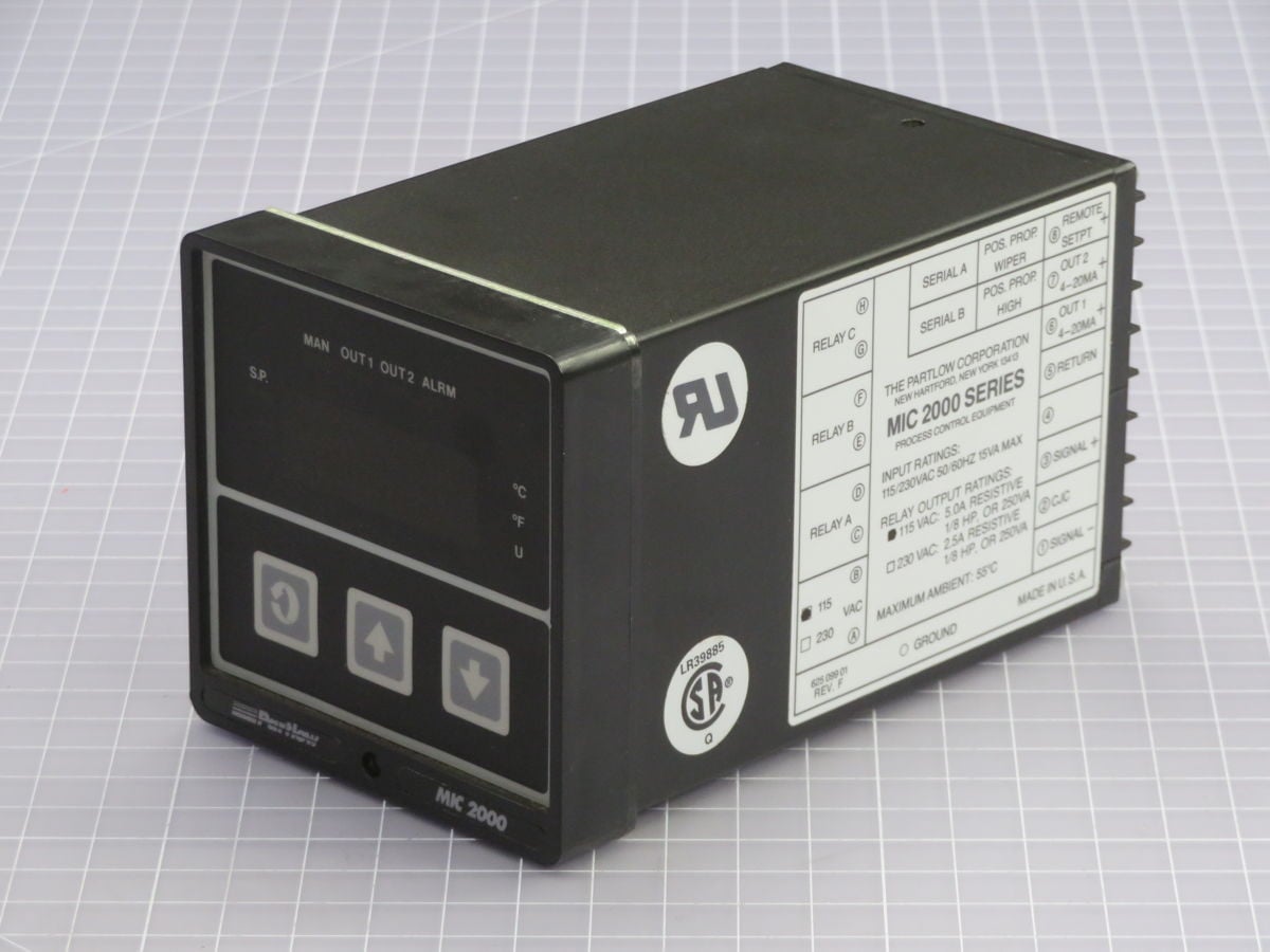 Partlow #2111001, Temperature Controller, 250 VA, 5A @ 115 VAC, 2.5A @ 230 VAC - Image 1