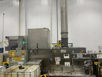 Ransohoff #LeanVeyor, pass-thru parts washer, 24" Wide x 30" Tunnel, 304 Stainless Steel, 2006 - Image 2