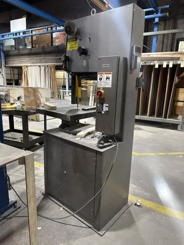 20" x 12" Marvel, Spartan #S20V, vertical contour band saw with blade welder & rip fence attachment, 3 HP - Image 3