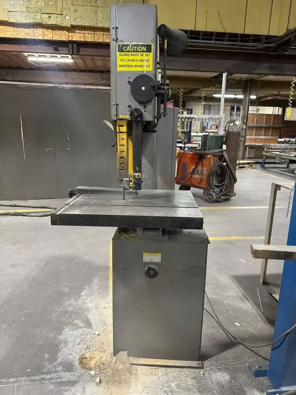 20" x 12" Marvel, Spartan #S20V, vertical contour band saw with blade welder & rip fence attachment, 3 HP - Image 5