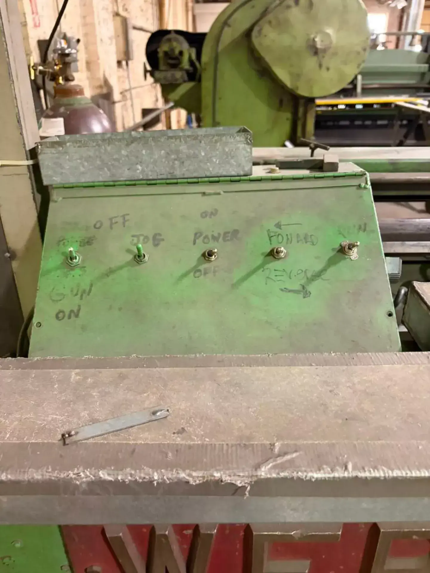 Webb #J56, 4' x 10 gauge longitudinal seam welder with Miller Millermatic 250CV-DC welder - Image 6