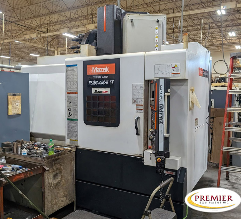 Mazak #Nexus-510C-II, 5-Axis CNC vertical machining center, Mazatrol Matrix Nexus 5X Control, 41.3" X, 20" Y - Image 1