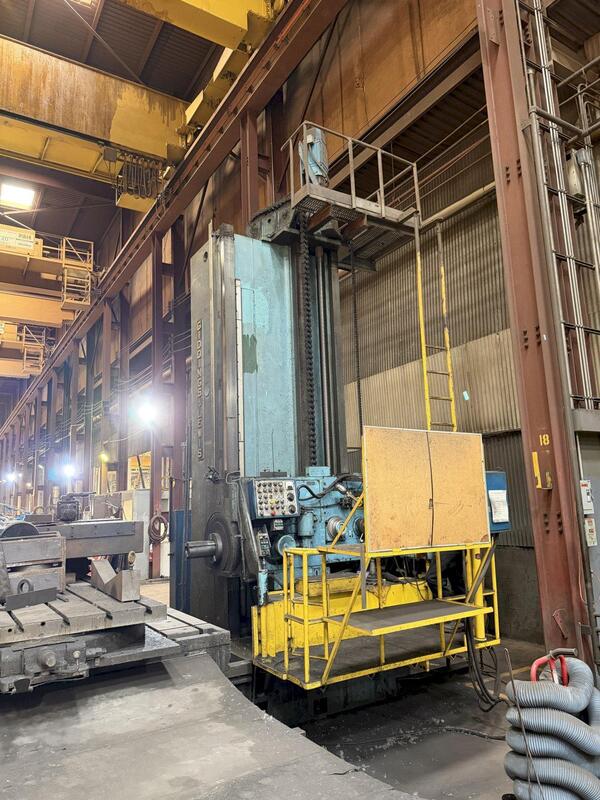 6" Giddings & Lewis #70-H6-T, table type horizontal boring mill, 157" X, 120" Y, 48" Z, #50, 50 HP, digital - Image 2