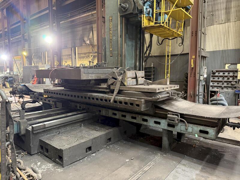 6" Giddings & Lewis #70-H6-T, table type horizontal boring mill, 157" X, 120" Y, 48" Z, #50, 50 HP, digital - Image 3