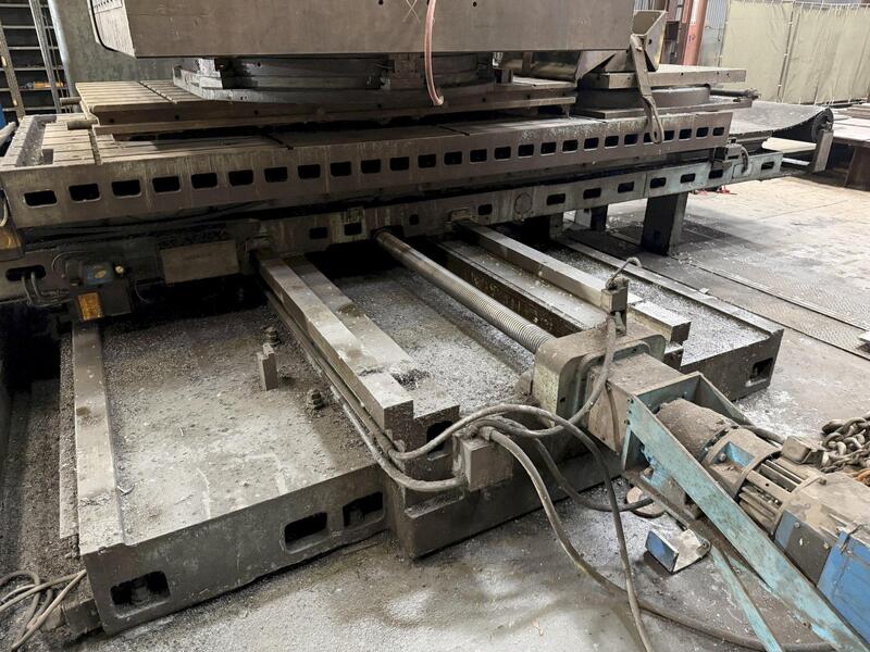 6" Giddings & Lewis #70-H6-T, table type horizontal boring mill, 157" X, 120" Y, 48" Z, #50, 50 HP, digital - Image 4