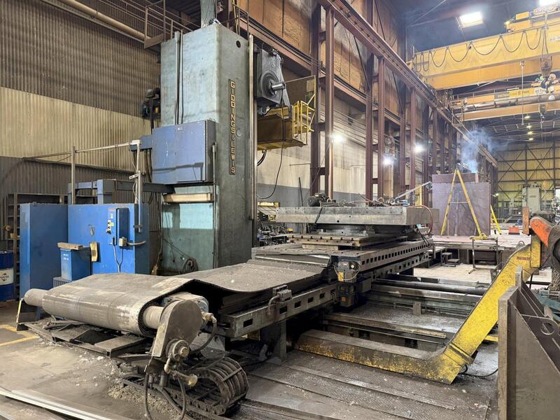 6" Giddings & Lewis #70-H6-T, table type horizontal boring mill, 157" X, 120" Y, 48" Z, #50, 50 HP, digital - Image 7
