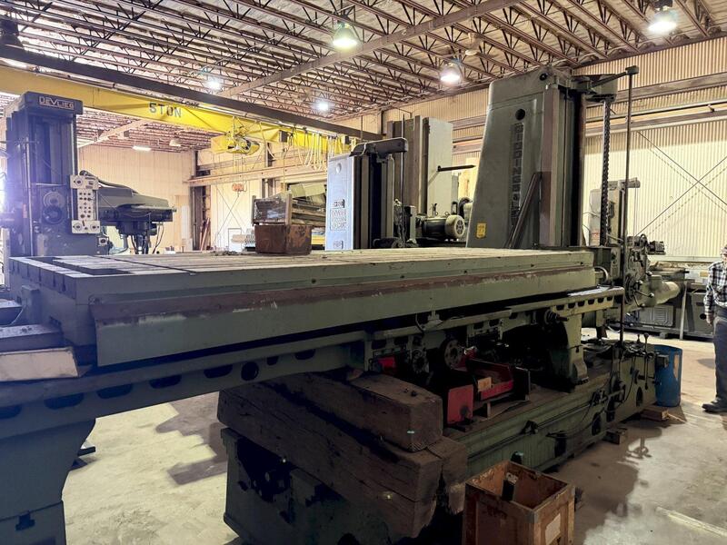 5" Giddings & Lewis #350-T, table type horizontal boring mill - Image 1