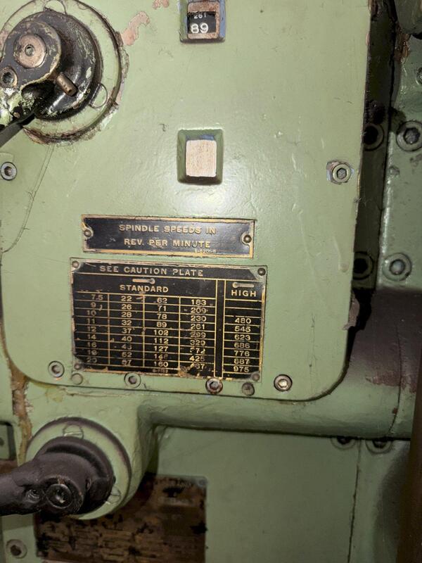 5" Giddings & Lewis #350-T, table type horizontal boring mill - Image 5