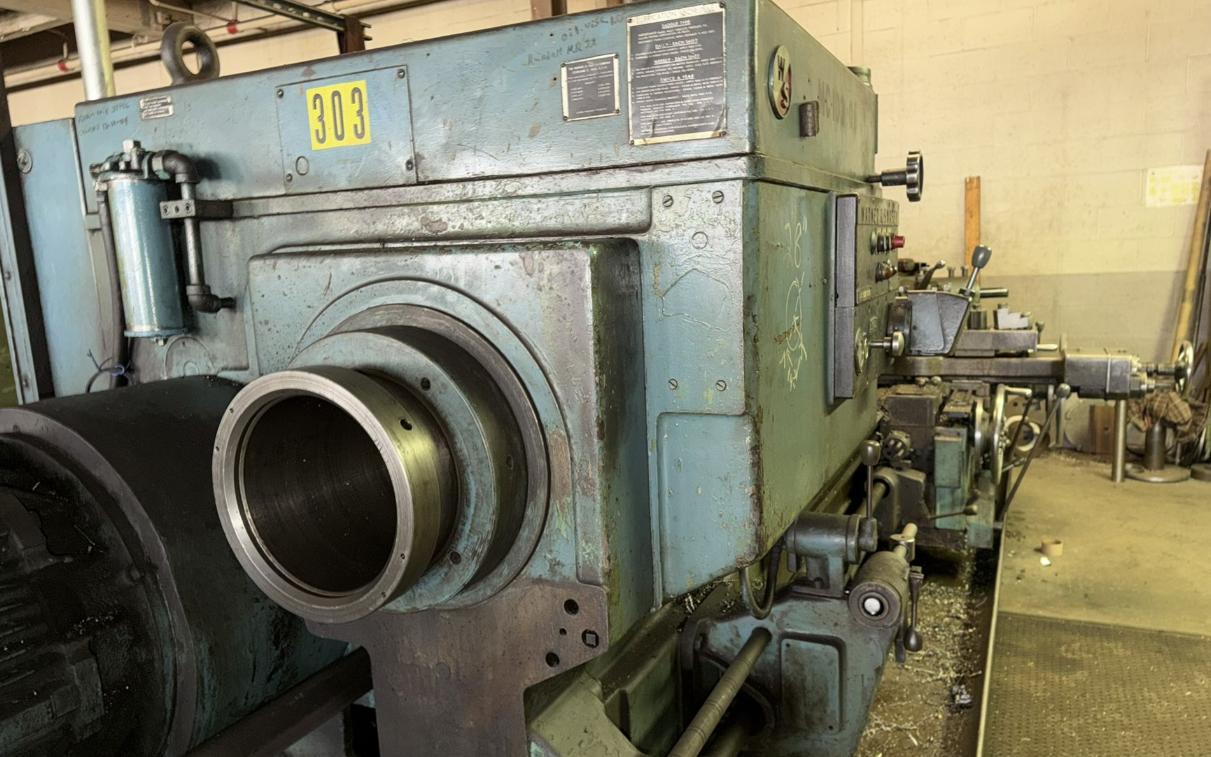 No. 4A Warner & Swasey, cross sliding turret lathe, M-3500, 24" chuck, 9.5" hole - Image 6