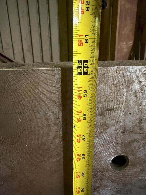 18" x 60" x 36" Drilled & Tapped Angle plate set - Image 9