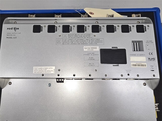 Red Lion #G15C0000, HMI operator panel, 15" touchscreen color, G3 Graphite, 24 VDC, NEMA 4X/IP66 - Image 4