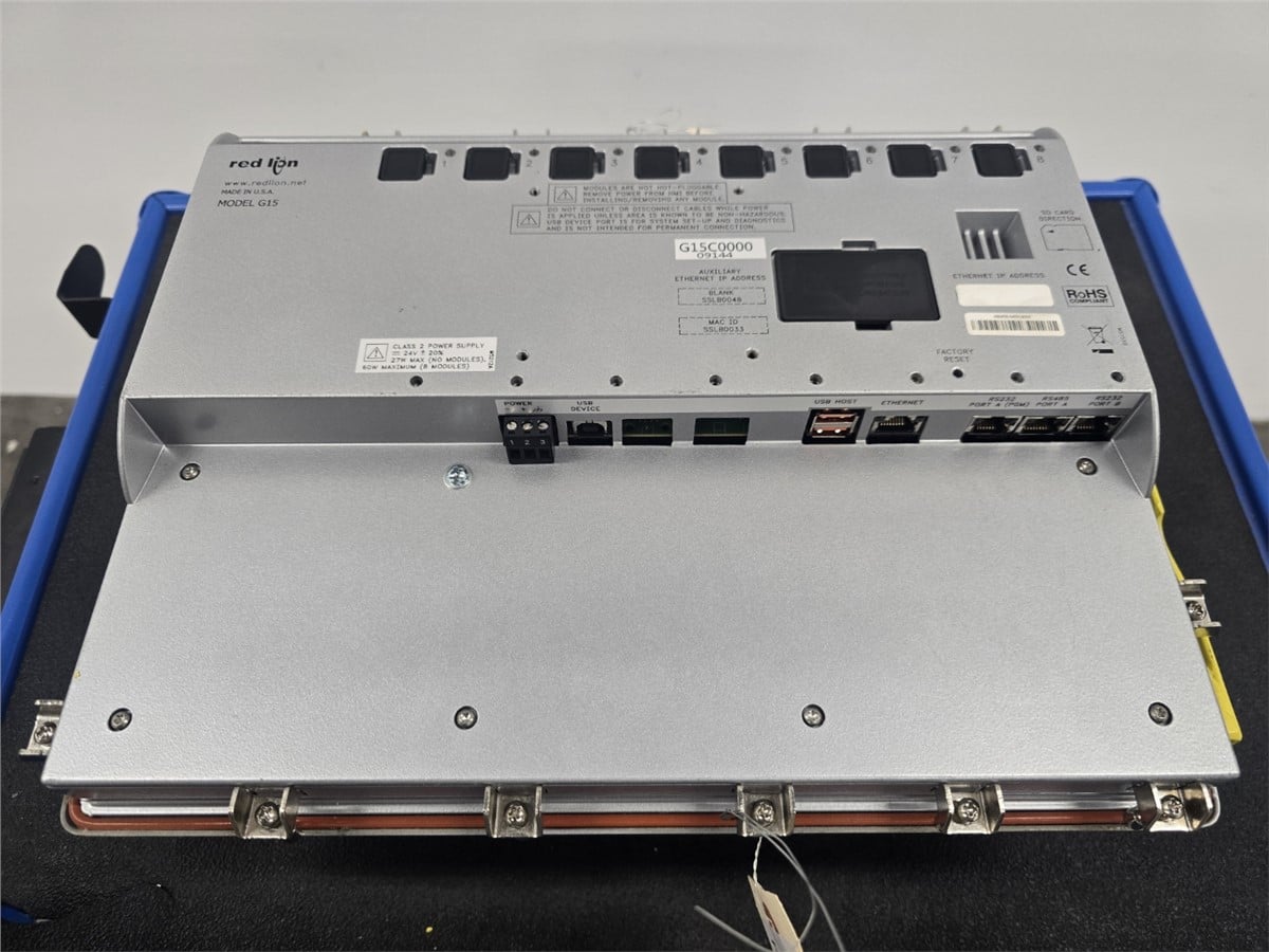 Red Lion #G15C0000, HMI operator panel, 15" touchscreen color, G3 Graphite, 24 VDC, NEMA 4X/IP66 - Image 7