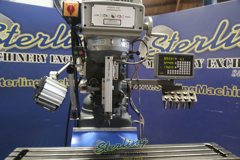 Atrump #AONE-3VHG, vertical mill, 10" x54" tbl., 36.37" X, 15.75" Y, 16" Z, 70-4200 RPM, X-Axis rapid power - Image 3