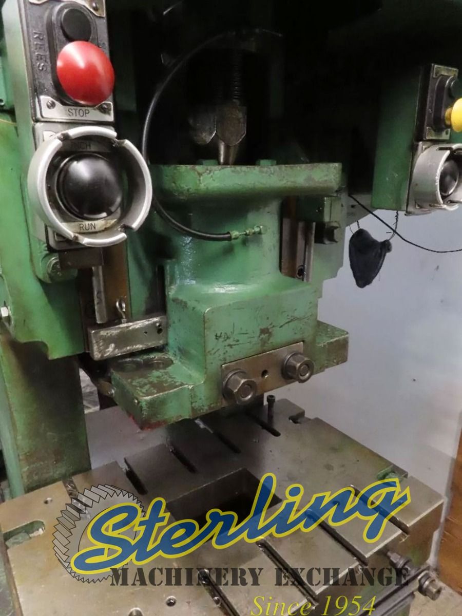 60 Ton, Bliss #C-60, OBI flywheel press, 4" stroke, 11.5" throat, 14.25" Shut Height, 3" adj., 15" open, 100 - Image 4