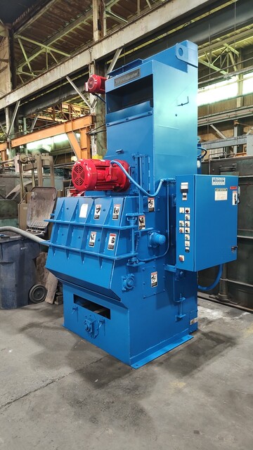 6 cu.ft. Wheelabrator #WTB-6, Tumblast, rubber belt - Image 1