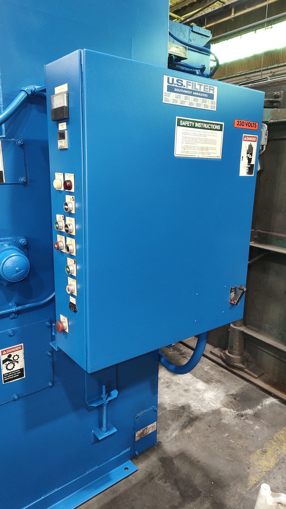6 cu.ft. Wheelabrator #WTB-6, Tumblast, rubber belt - Image 4