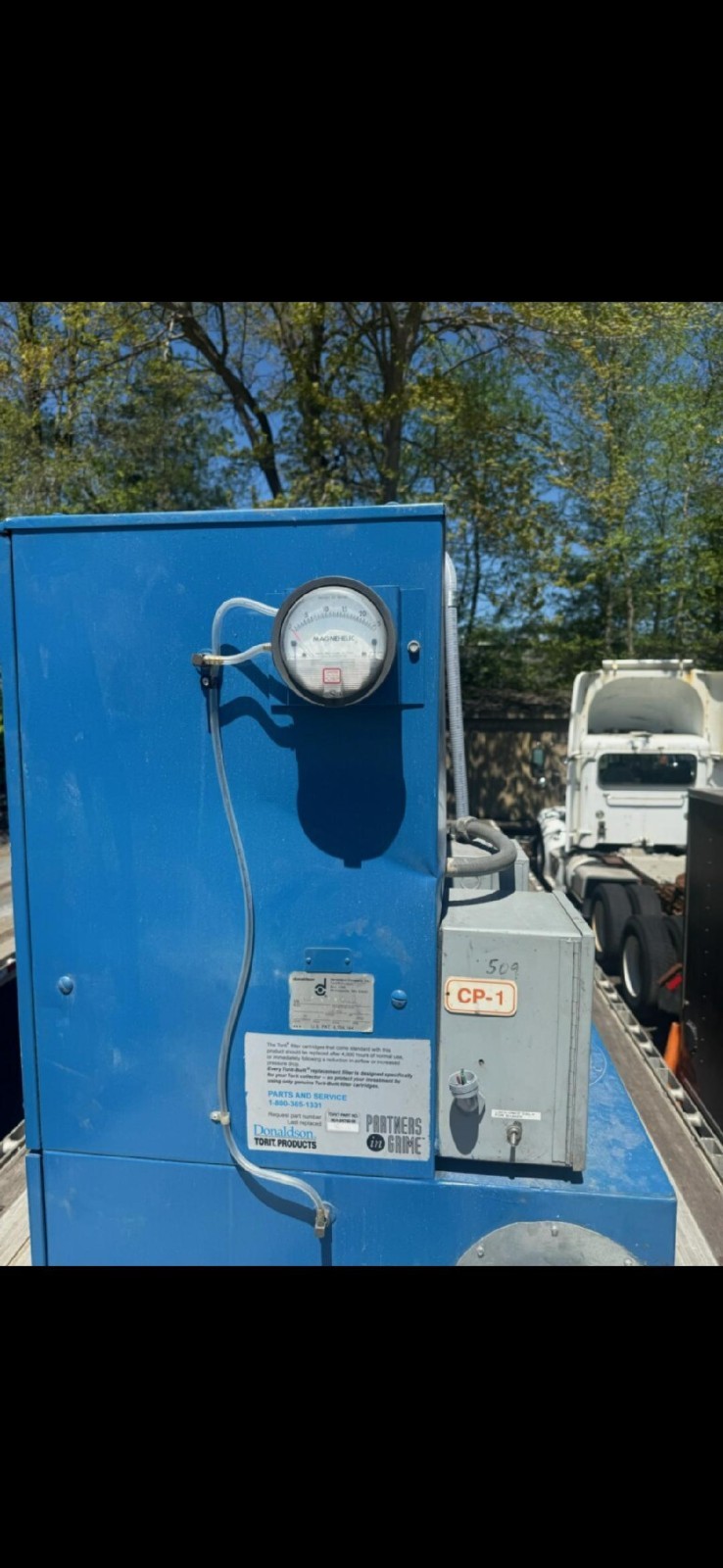 Torit #VS1500, Dust Collector, 5 HP, 3450 RPM, 208-460 Volt - Image 3