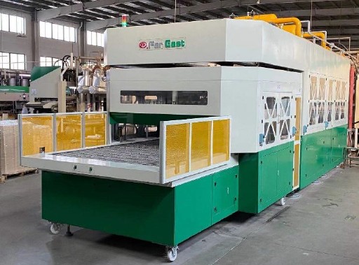 GeoTegrity #LD-12-1850, Pulp Molded Products Thermoformer, 1500 kg/day, 72.8" x 72.8" platen, 2021 - Image 2