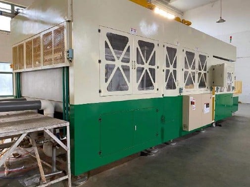 GeoTegrity #LD-12-1850, Pulp Molded Products Thermoformer, 1500 kg/day, 72.8" x 72.8" platen, 2021 - Image 4
