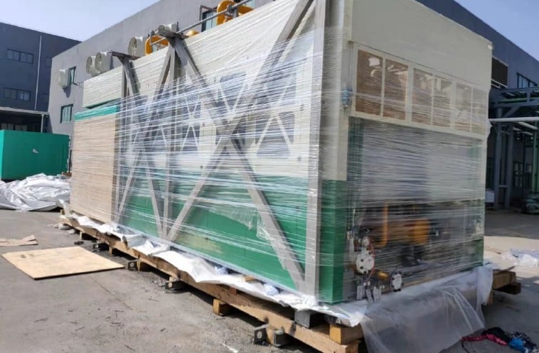 GeoTegrity #LD-12-1850, Pulp Molded Products Thermoformer, 1500 kg/day, 72.8" x 72.8" platen, 2021 - Image 5
