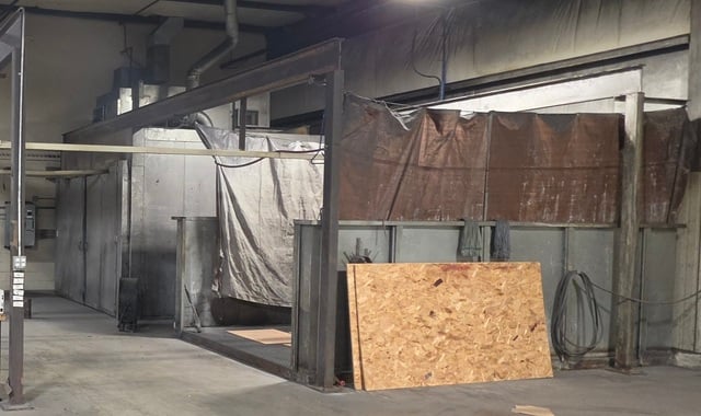 Complete Batch Powder System, oven, gun, conveyors, 6200 cfm - Image 8