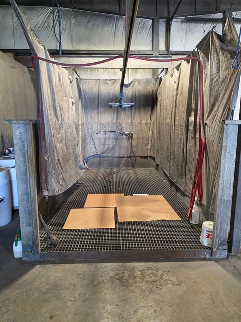 Complete Batch Powder System, oven, gun, conveyors, 6200 cfm - Image 10